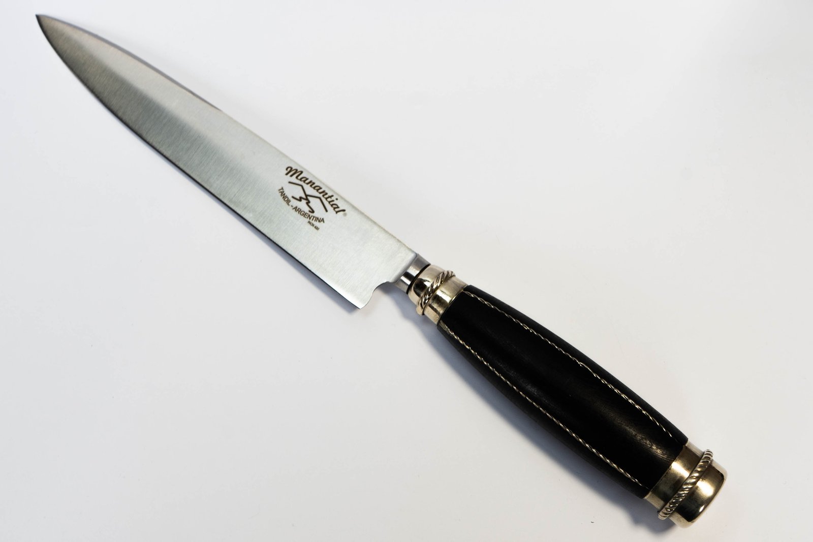 Cuchillo 14 cm — Madera con alambre
