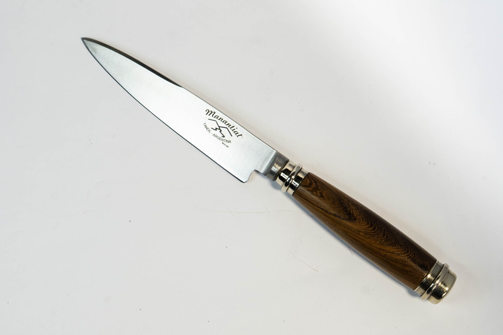 Cuchillo 20 cm — Madera y alpaca
